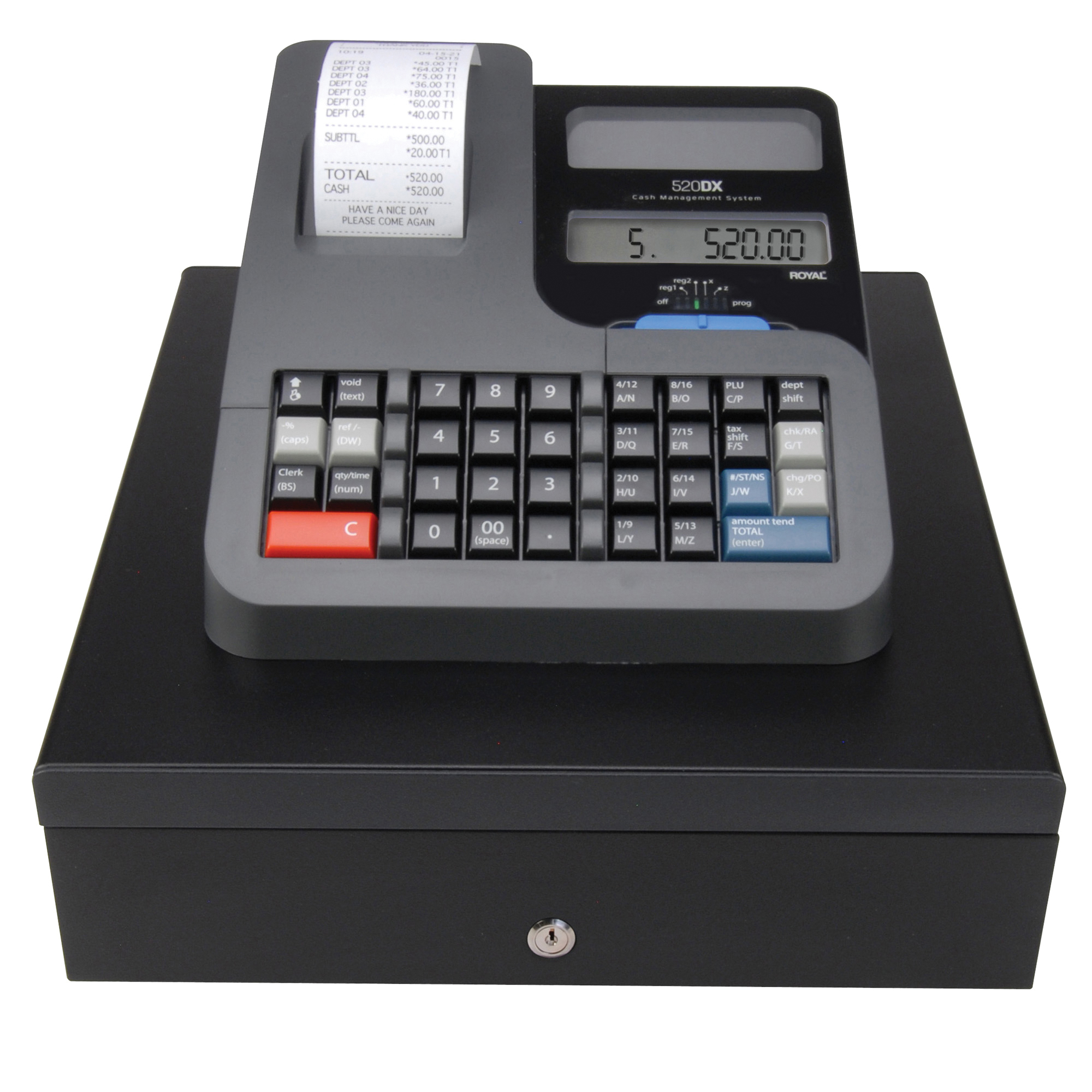 Royal, 520DX Electronic Cash Register, Model# 89395U